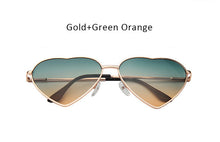 Women Heart Shape Sunglasses Ocean Lenses Sun Glasses For Female