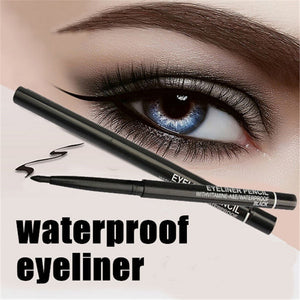 Women Waterproof Retractable Rotary Eyeliner Pen Eye Liner Pencil  Cosmetic Tool